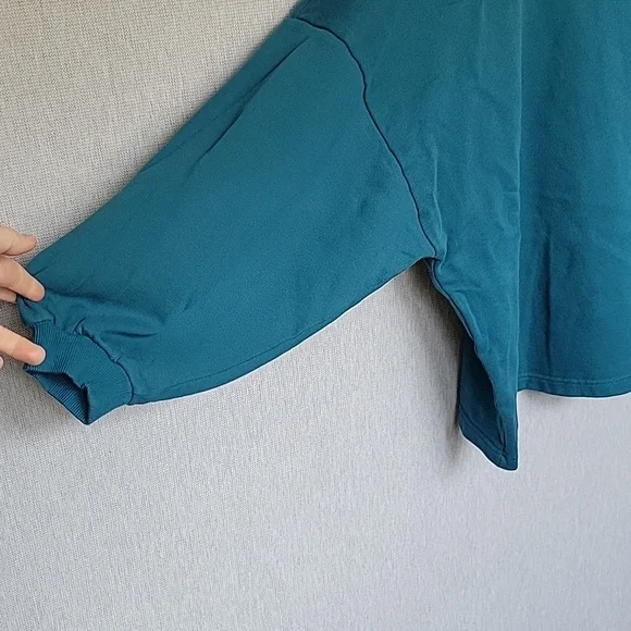 Teal Oversized Sweater - Picture 2 of 6